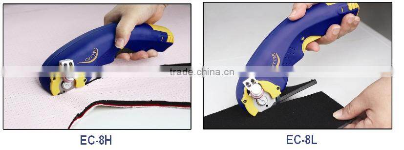 High speed electric rotary cutter for banner carpet and leather