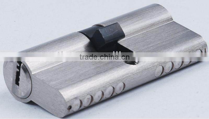 china 90mm brass lock cylinder with computer keys