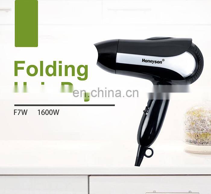 Honeyson hotel room 1600 watt healthy hair dryer with safety switch