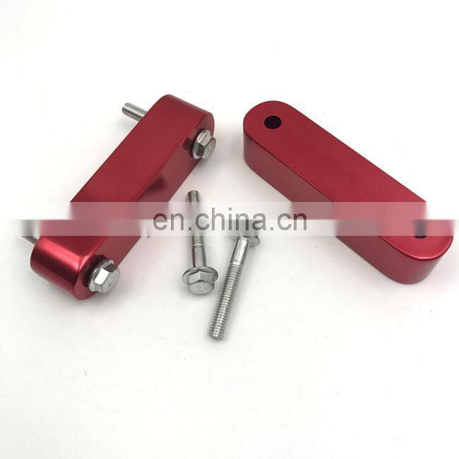 Aluminum Colored Car Auto Parts hood vent spacer riser