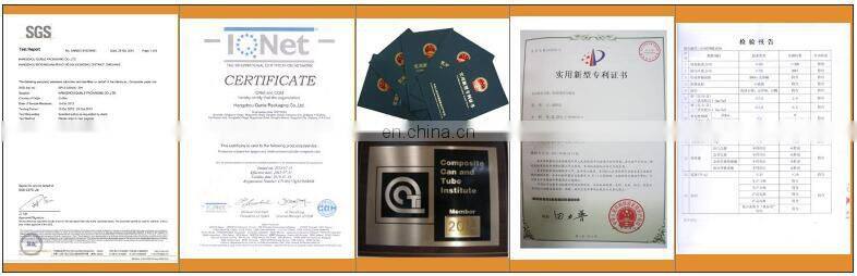 Decorative Round Cardboard Boxes Cylinder Candle Box Packaging