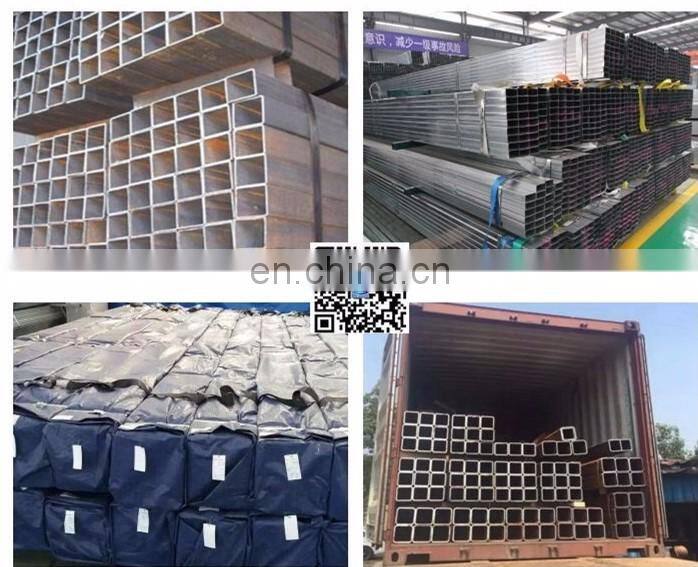 galvanize pipe SHS/RHS galvanized steel hollow pipe GI steel tube