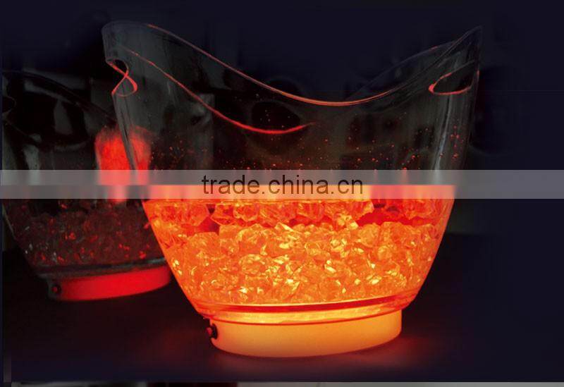 led lighting belvedere vodka bottle ice bucket factory price