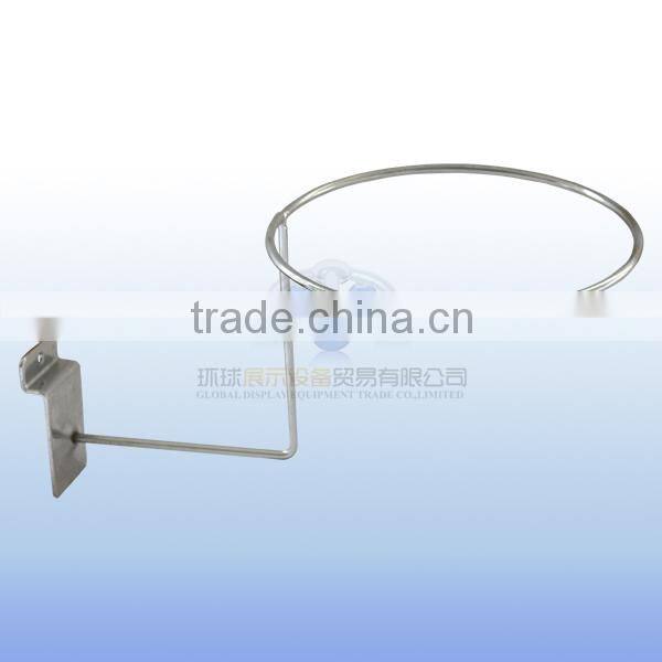 Metal Chrome Hat Display Rack for Slatwall