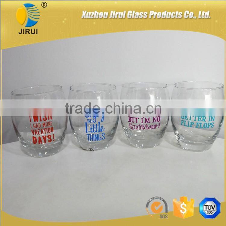 small glass cups