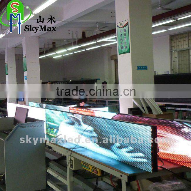 P7.62 electrionic indoor advertising led full color display