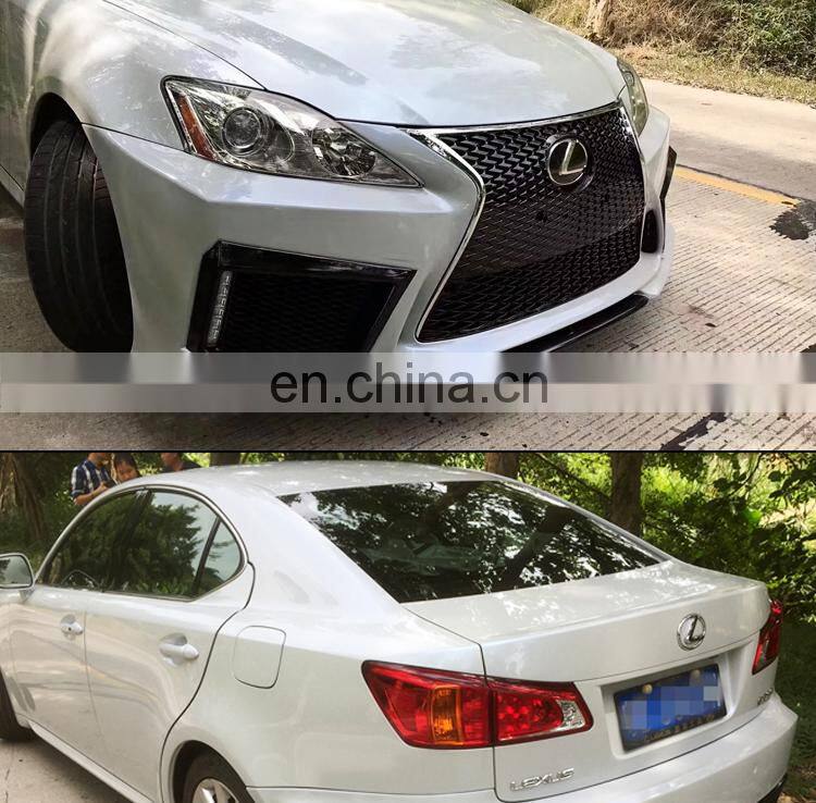 Runde ABS Material Modified V-Vision Style IS300 Body Kit For 2006-2012 Lexus IS250 Front Bumper Rear Bumper Side Skirt Body Kit