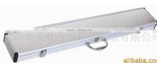 Aluminum Gun Case Combination Double Sided Handgun Pistol Black 2 Lock Security