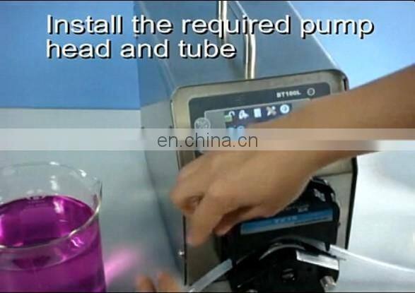 Super anti-interference speed-variable dc 12v dosing peristaltic pump with factory price