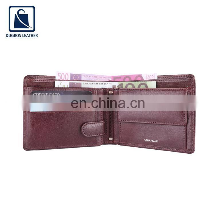 Latest Arrival High Quality Wholesale Modern Design RFID Genuine Leather Wallet