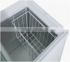 12 volt solar powered solid door display chest freezer