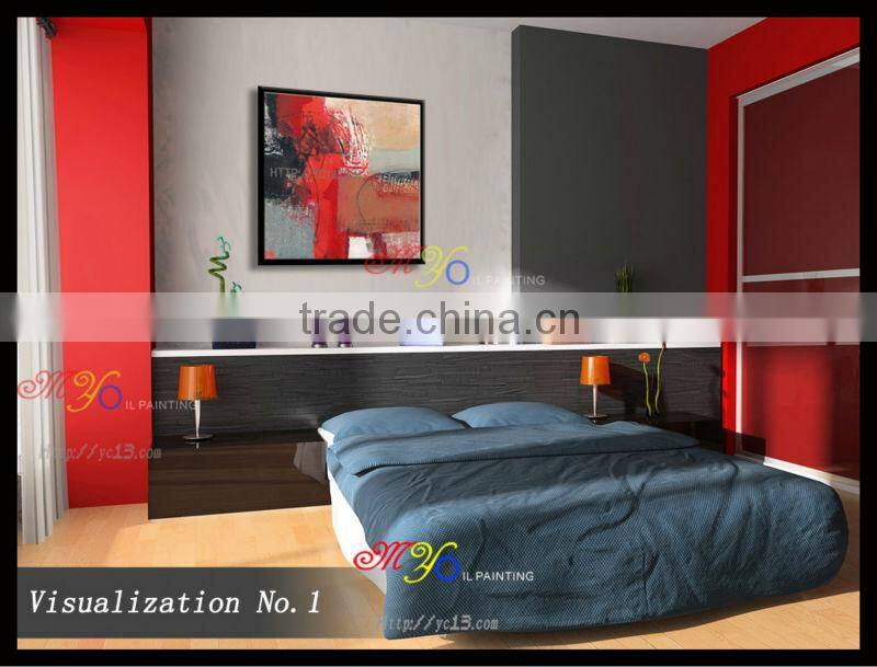 abstract oil painting for living room wall decoration