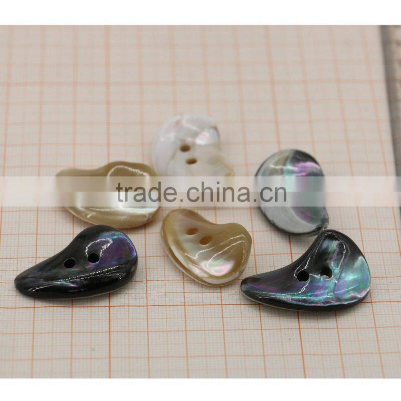 ox horn shape buttons,white pearl lip sea shell,black MOP,mother of shell blank