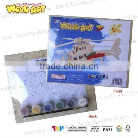 5827 diy wooden plane set for kids