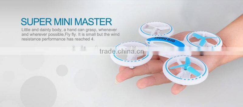 minitudou 2.4G 4CH rc quadcopter with round strobe light UFO rtf 398