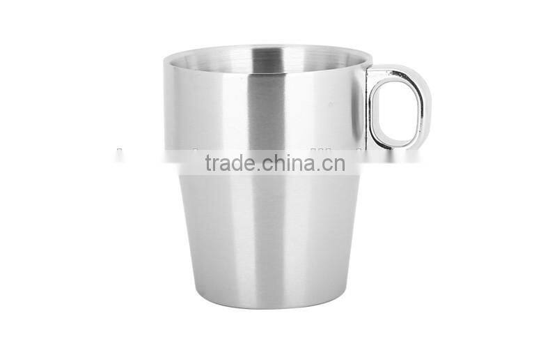 guangdong hardware cups and mugs/ 5pcs blank coffee mug set with metal rack