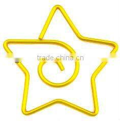 Promotion star printed paper clip