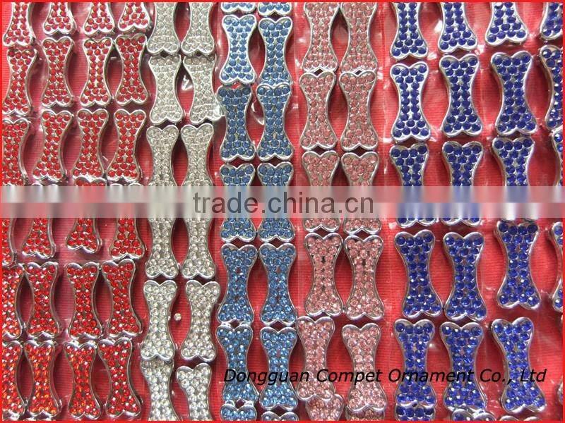Produce 10 mm slide charm bone DIY zinc alloy accessories