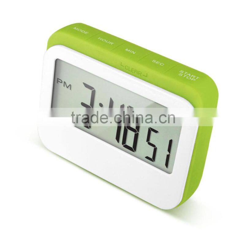 Big LCD Display Digital clock timer for kitchen with count down and count up