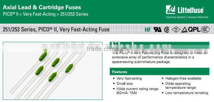 Original New Littelfuse very fast acting PICO II Fuse 0251010NRT1L 10A 125V-1