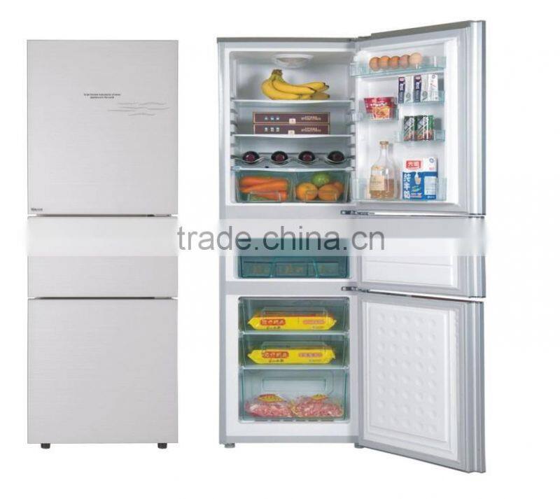 home use solar power refrigerator three door BCD-218T