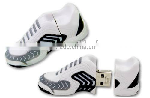 shoes usb pen drive pvc usb flash drive flash memory disk 4gb