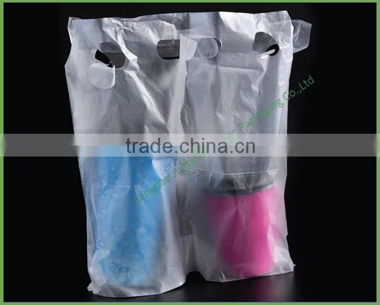 Best Price Custom Printed Plastic Carry Bag for Drink Take Away/out