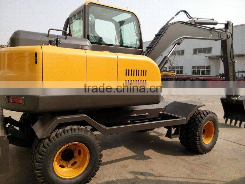 LG6100 Excavator, Walking Wheel Excavator, 10T Wheel Excavator