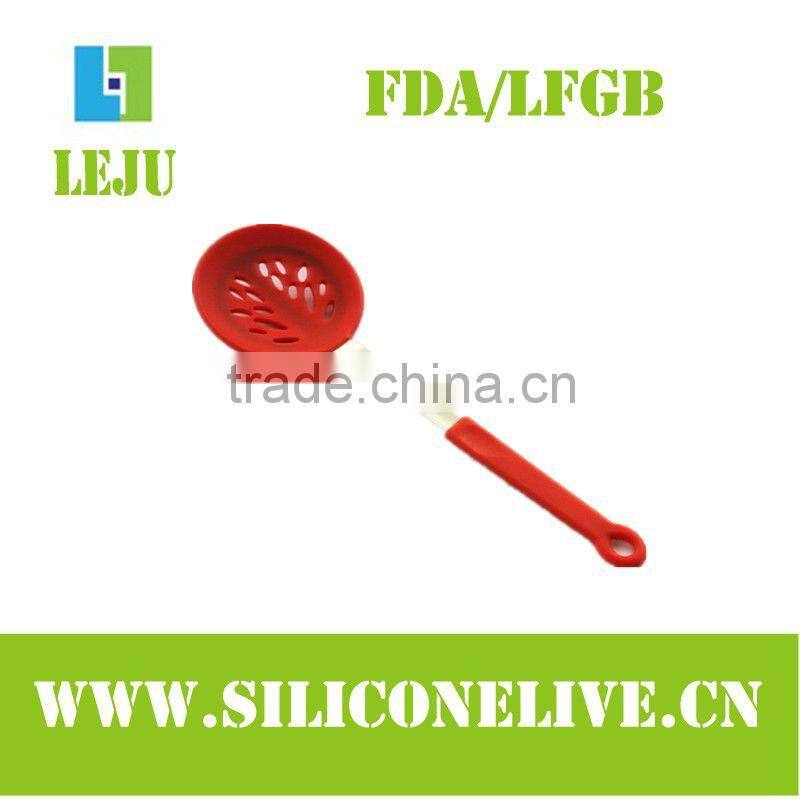 silicone slotted spoon