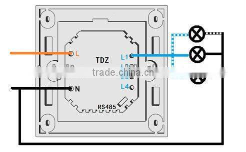 TAIYITO Zigbee Wireless drawbench crystal chandelier touch screen switch