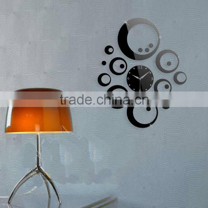 Alforever Mirror Wall Clock for home decoration