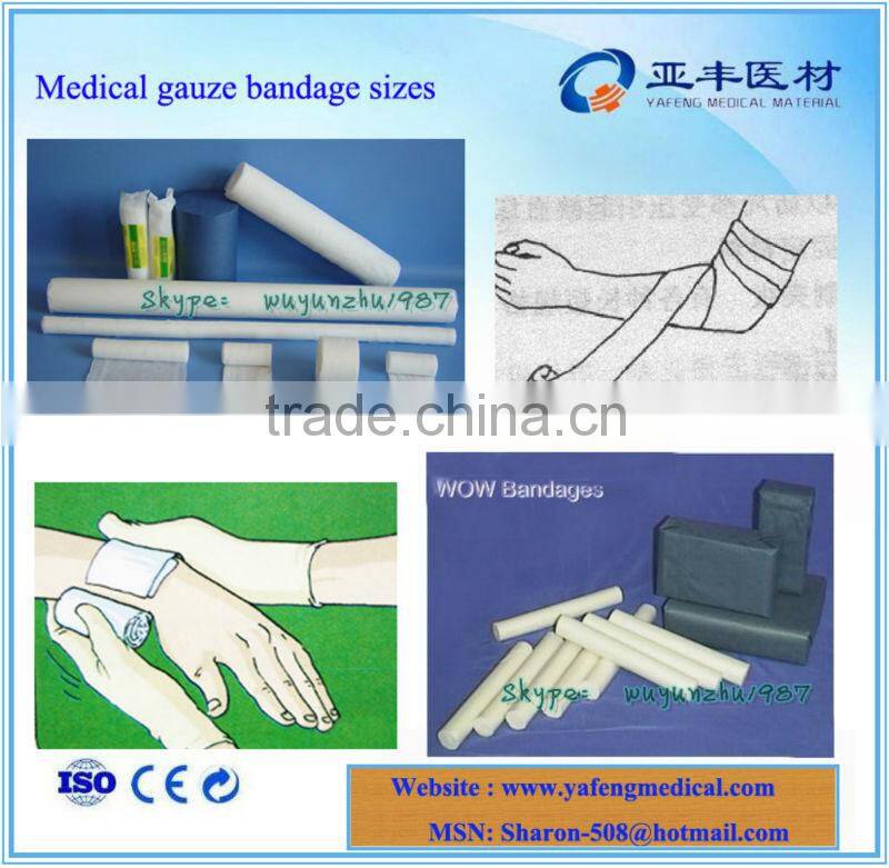 12 rolls pack absorbent bandage for medical