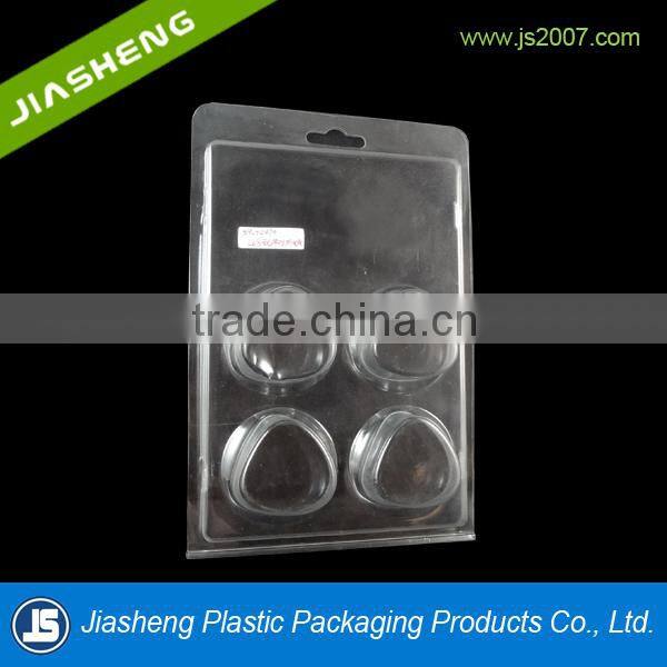 Cheap plastic clamshell blister packaging for candle and wax for Christmas Day