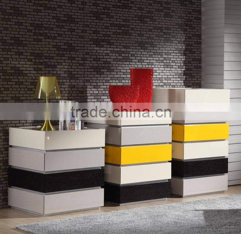 Factory Price living room and bedroom special wooden chest of drawers cabinet , modern simple drawer chest