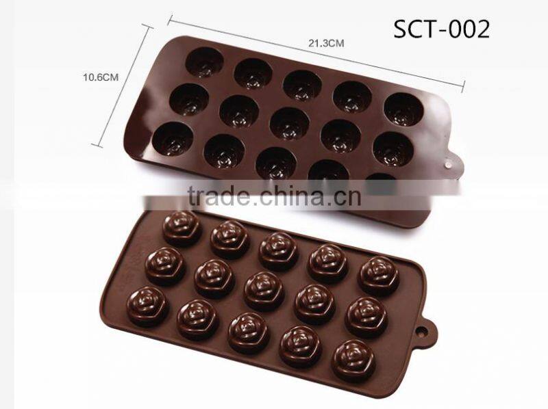 2016 Hot sale food grade FDA and LFGB Cute animal of pig shape silicone chocolate mould and ice cube tray