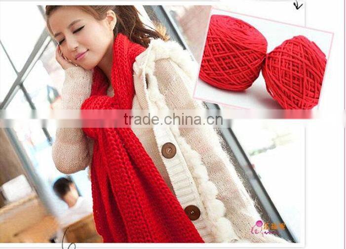 Thick Fashionable scarf fancy knitting yarns