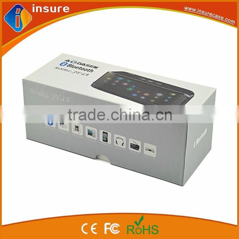 bluetooth music player speaker with led light