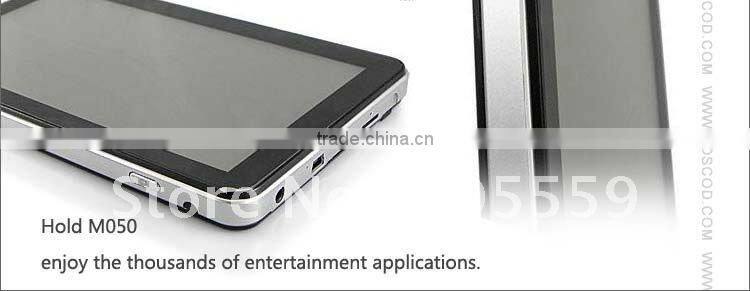 M050- 5 inch tablet gps with bluetooth for Europe map