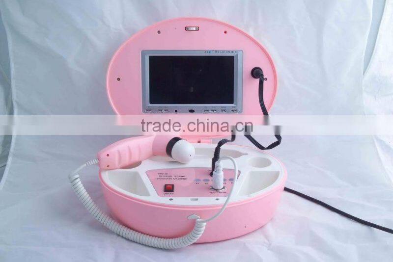 Portable LCD Skin Diagnosis System Scanner Analyzer c