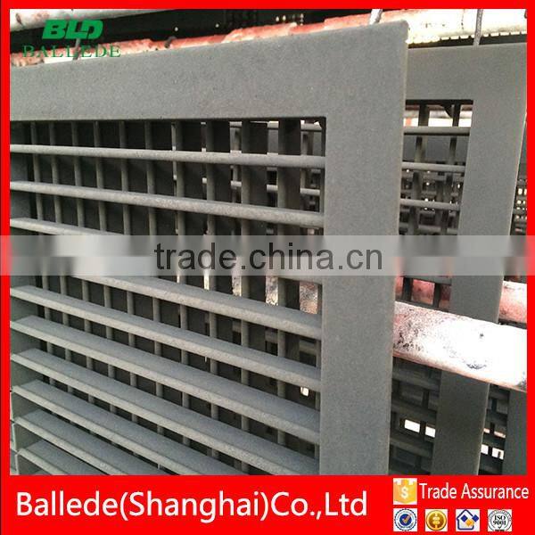 high quality double deflection aluminum louver