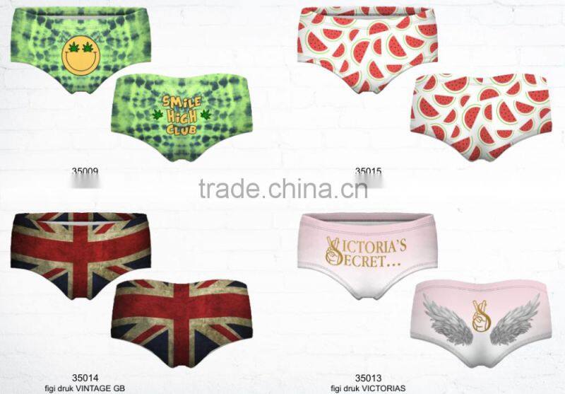 3D print 10pcs selling factory direct sale fast deliver summer new style fashion boxer underpants for fashion women wear