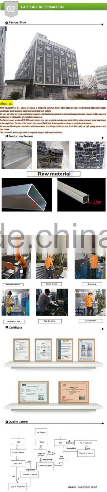 buy direct from china factory en 131 multi-purpose aluminum ladder