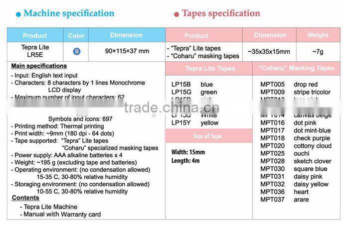 Tepra Lite - Light label printing machine for office