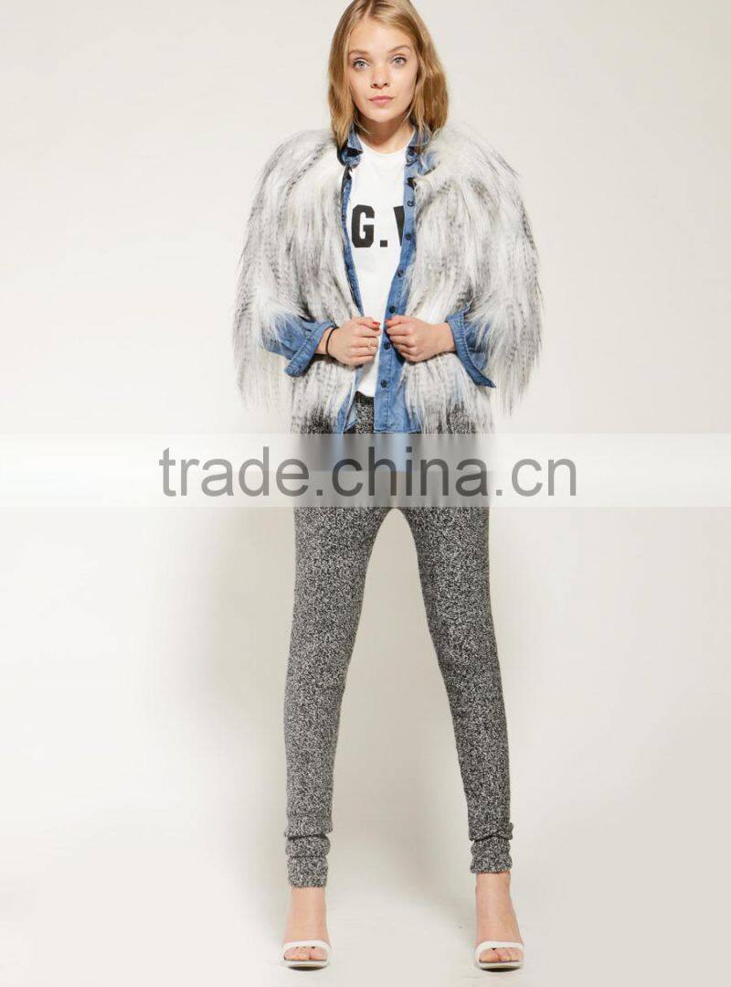 Unique 2013 European Street Style Dyeing Long Wool Flare Women Fashion Winter Vintage Fur Coats Sale "11"