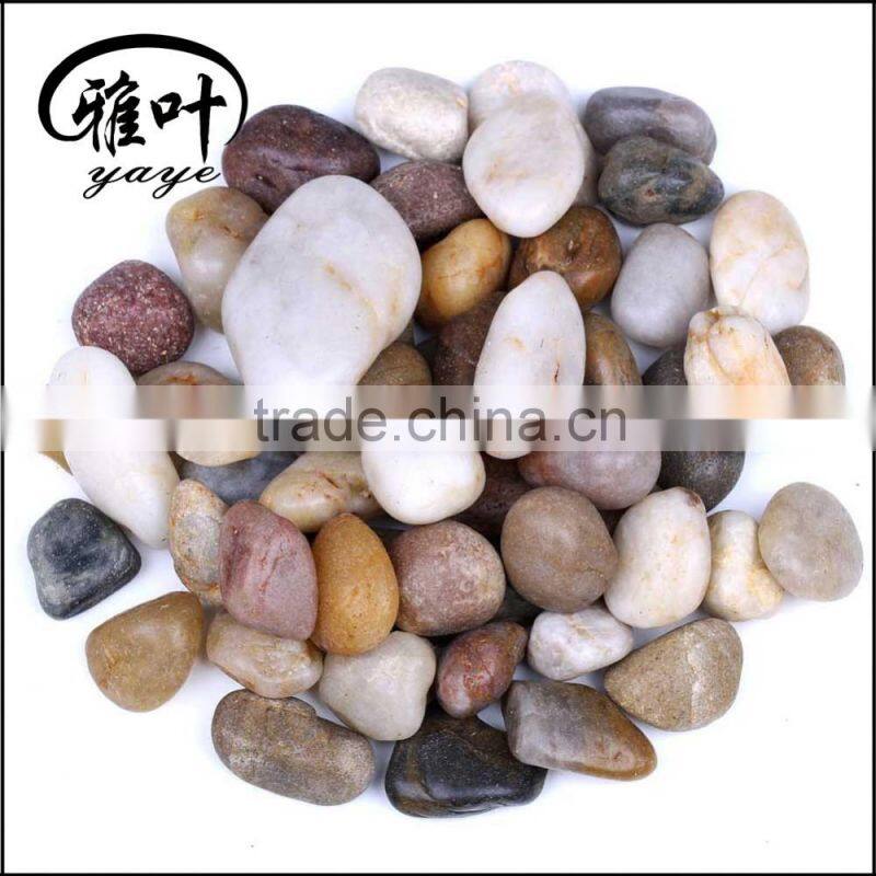 Natural White Polished River Stones Cobble&Pebbles Stones for Garden Decorations
