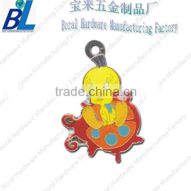 Mini metal shoe shaped couples phone strap pendant