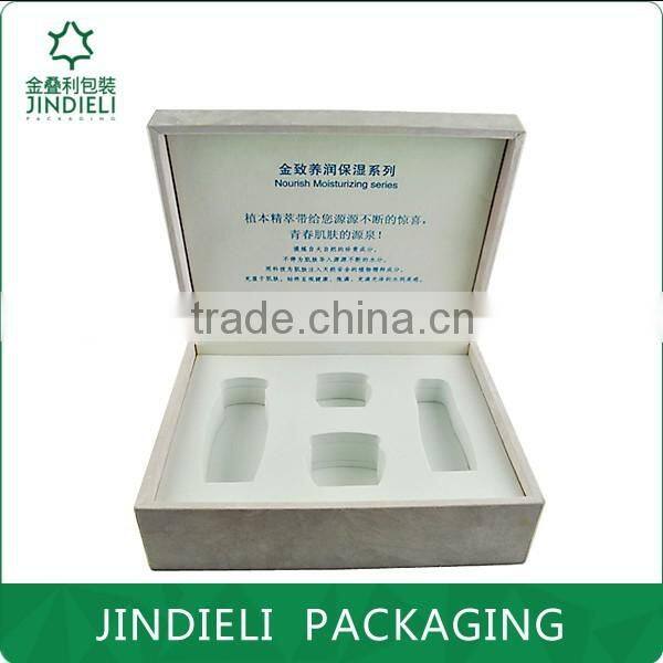 Velvet beautiful useful cosmetic packaging box
