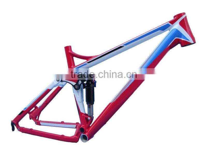 26" Aluminium Alloy Suspension Mountain Bicycle Frame / Light MTB Bike Frame