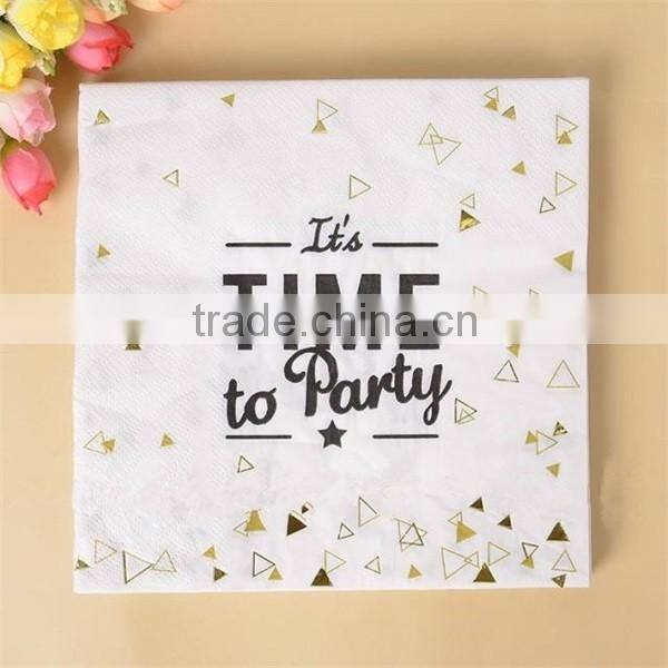 20 pcs Party Paper Napkin for Party Decoration Supplies Wedding Birthday Party Decoration
