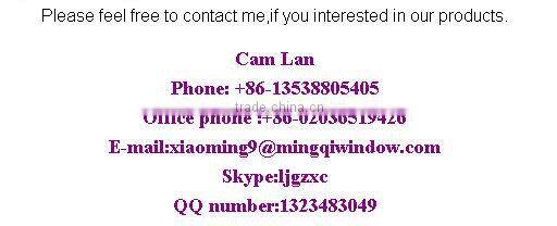 classical aluminum glass folding door with tempered glass